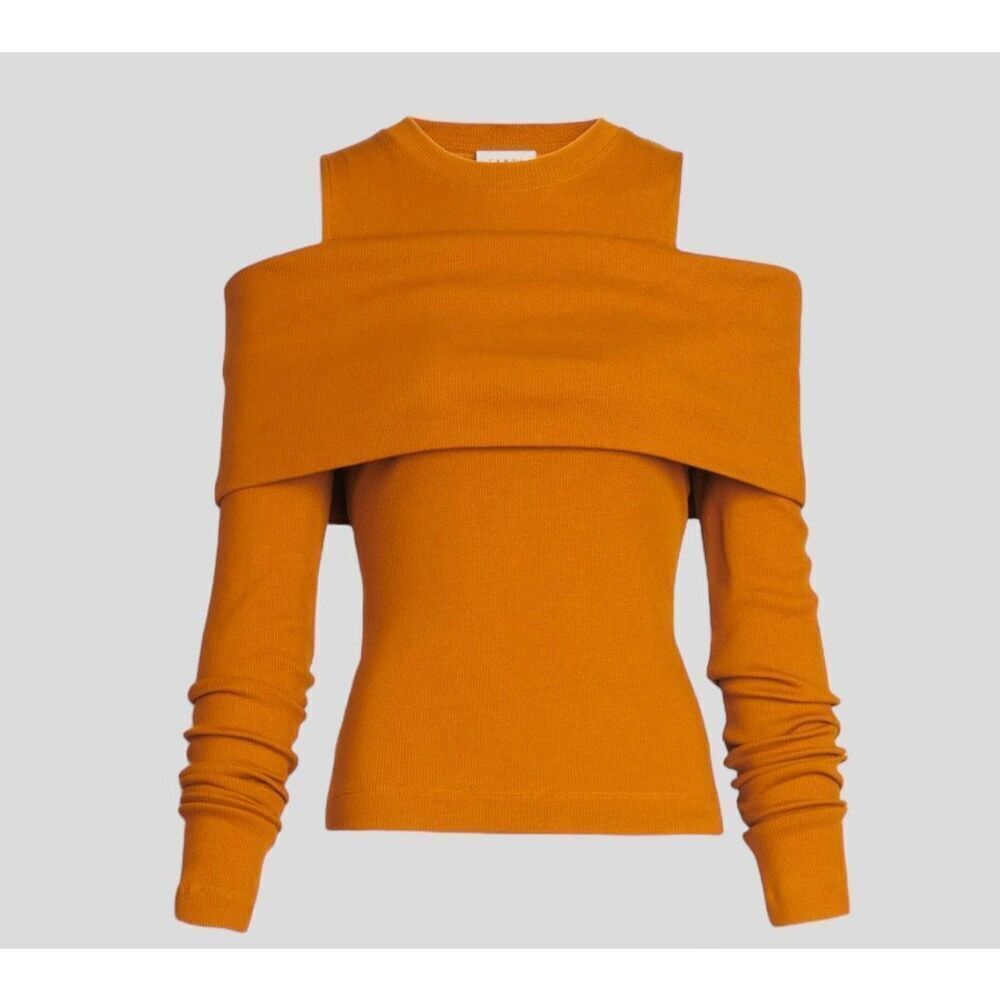Tanya Taylor Sanna Cold Shoulder Top Size M